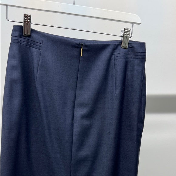 Hugo Boss Blue Wool Pencil Skirt - Picture 5 of 6